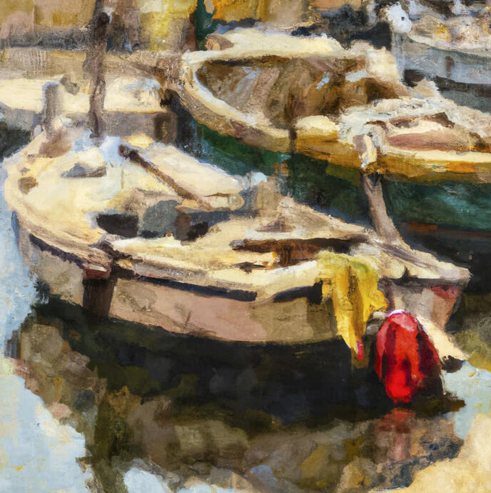 Fishermen's boats in the harbour